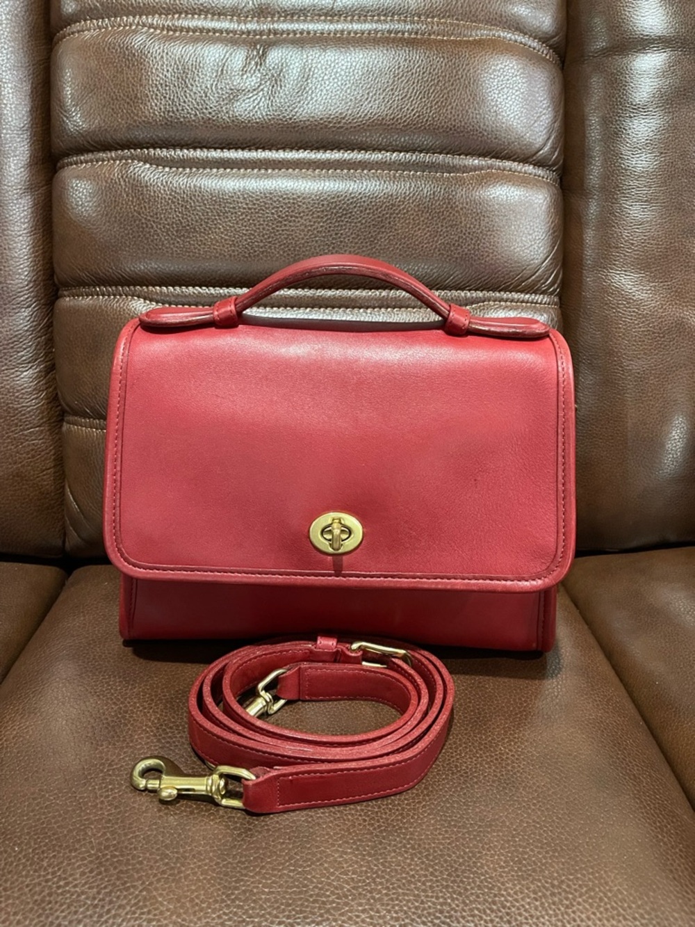 Vintage Coach Court Bag